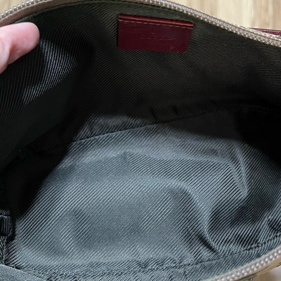 Gucci GG Canvas Boat Baguette Bag Red - Picture 6 of 11